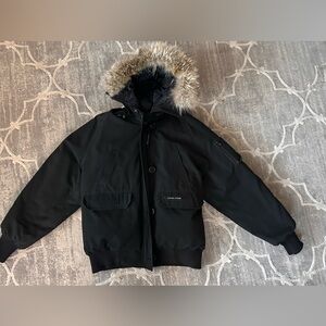 Black Canada Goose Bomber Jacket (XXL or 2XL - Black)
